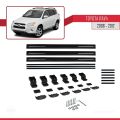 Toyota RAV4 III (XA30) 2006-2012 Arası ile Uyumlu BASIC Model Ara Atkı Tavan Barı Siyah 3 Adet