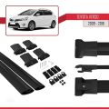 Toyota Verso (AR20) 2009-2018 Arası ile Uyumlu FLY Model Ara Atkı Tavan Barı Siyah 2 Adet