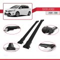 Toyota Verso (AR20) 2009-2018 Arası ile Uyumlu FLY Model Ara Atkı Tavan Barı Siyah 2 Adet