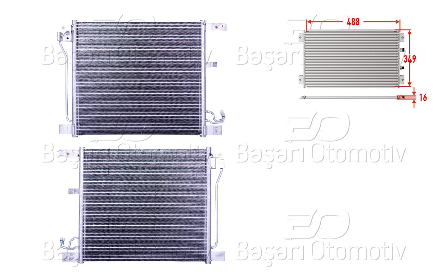 Nissan Juke 2010 ve Sonrası Uyumlu Klima Radyatörü