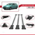 Ford Focus 2 (C307) SW 2005-2010 Arası ile Uyumlu FLY Model Ara Atkı Tavan Barı Gri 3 Adet