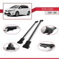 Toyota Verso (AR20) 2009-2018 Arası ile Uyumlu FLY Model Ara Atkı Tavan Barı Gri 2 Adet