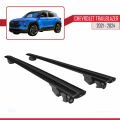 Chevrolet Trailblazer 2021-2024 Arası ile Uyumlu HOOK Model Ara Atkı Tavan Barı Siyah 2 Adet
