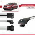 Nissan Pathfinder 4 (R52) 2013-2020 Arası ile Uyumlu ACE-1 Ara Atkı Tavan Barı Gri 2 Adet