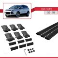 Ford Escape 3 2013-2019 Arası ile Uyumlu FLY Model Ara Atkı Tavan Barı Siyah 3 Adet