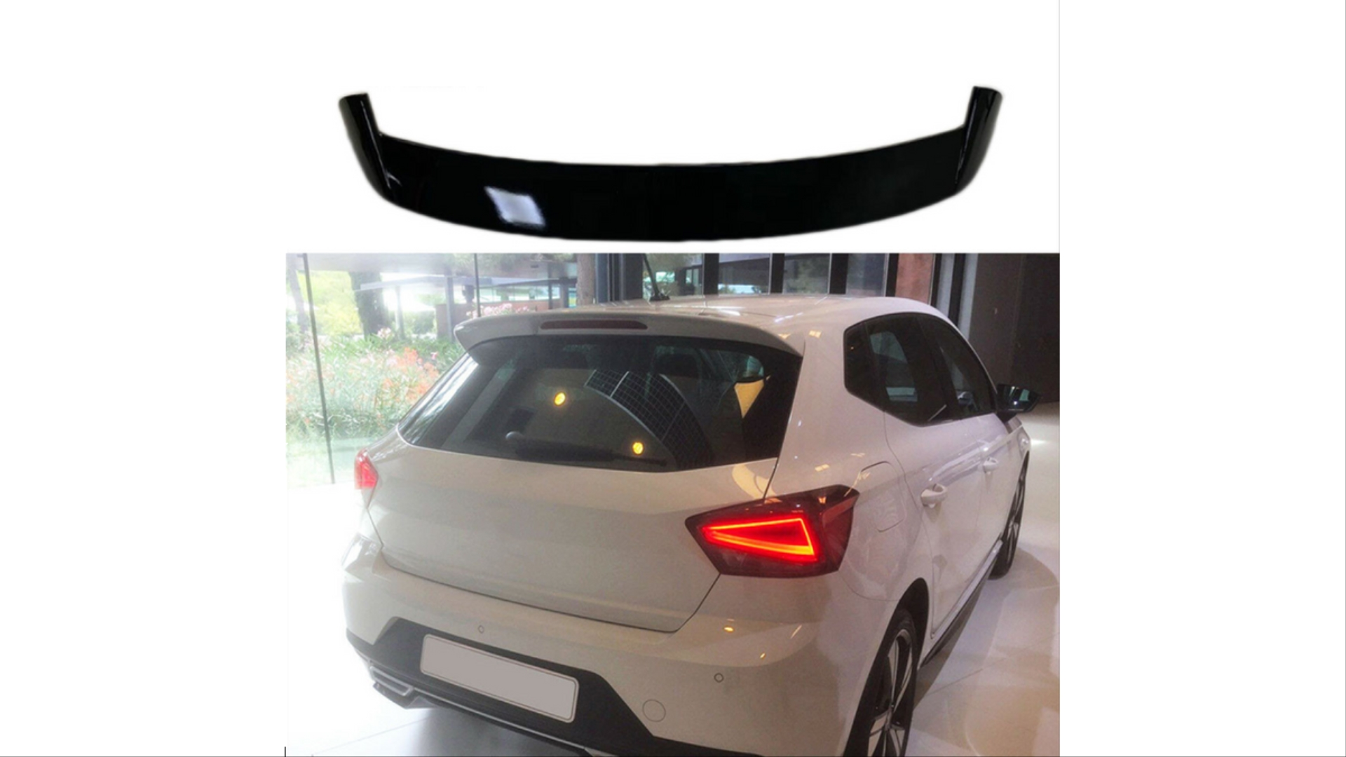 Seat Ibıza ( 2017 - 2020 ) Arası Uyumlu Spoiler - Parlak Siyah