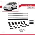 Toyota RAV4 III (XA30) 2006-2012 Arası ile Uyumlu BASIC Model Ara Atkı Tavan Barı Gri 3 Adet