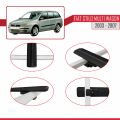Fiat Stilo Multi Wagon 2003-2007 Arası ile Uyumlu BASIC Model Ara Atkı Tavan Barı Siyah 3 Adet
