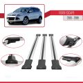 Ford Escape 3 2013-2019 Arası ile Uyumlu FLY Model Ara Atkı Tavan Barı Gri 3 Adet
