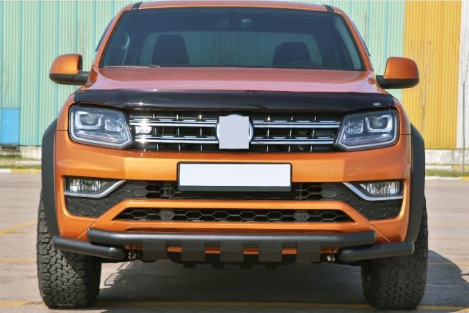 Isuzu D-Max 2006+ Off Road Siyah Ön Koruma Ön Tampon Koruma Demiri Krom Glocity AQM4WD