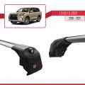 Lexus LX 3 (J200) 2016-2021 Arası ile Uyumlu ACE-2 Ara Atkı Tavan Barı Gri 2 Adet