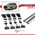 Lexus LX 3 (J200) 2016-2021 Arası ile Uyumlu ACE-2 Ara Atkı Tavan Barı Gri 2 Adet