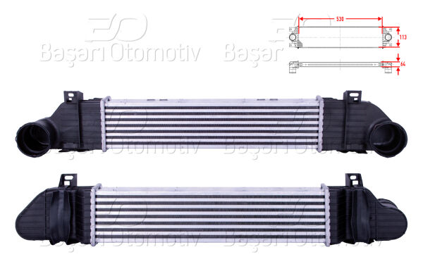Mercedes-Benz S Serisi W220 1998-2005 Turbo Radyatörü (Intercooler)