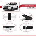 Toyota RAV4 IV (XA40) Post-Facelift 2016-2018 Arası ile Uyumlu BASIC Model Ara Atkı Tavan Barı Siyah 3 Adet