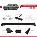 Holden Frontera Sport 1992-1998 Arası ile Uyumlu FLY Model Ara Atkı Tavan Barı Siyah 2 Adet