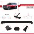 Ford Bronco Sport (CX430) 2021 ve Sonrası ile Uyumlu FLY Model Ara Atkı Tavan Barı Siyah 3 Adet