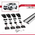 Kia Sportage 4 (QL) 2016-2021 Arası ile Uyumlu ACE-2 Ara Atkı Tavan Barı Gri 2 Adet