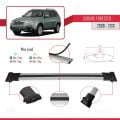 Subaru Forester 3 (SH) 2008-2013 Arası ile Uyumlu FLY Model Ara Atkı Tavan Barı Gri 3 Adet