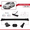 Toyota Sienna 2 (XL20) 2004-2010 Arası ile Uyumlu FLY Model Ara Atkı Tavan Barı Siyah 2 Adet
