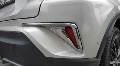 Toyota C-HR 2016-2019 Arka Sis Kaplaması Nikelaj