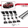 Kia Sportage 3 (SL) 2010-2015 Arası ile Uyumlu ACE-2 Ara Atkı Tavan Barı Gri 2 Adet