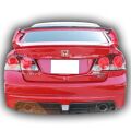 Honda Civic Fd6 Uyumlu Yedek Parça 2006 - 2012 Mugen RR Sağ Sol Çift Çıkış Arka Ek Plastik Boyasız