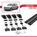 Dodge Neon 2015 ve Sonrası ile Uyumlu ACE-2 Ara Atkı Tavan Barı Siyah 2 Adet