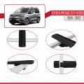 Toyota Proace City Verso 2019-2022 Arası ile Uyumlu BASIC Model Ara Atkı Tavan Barı Siyah 3 Adet