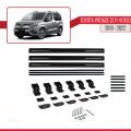 Toyota Proace City Verso 2019-2022 Arası ile Uyumlu BASIC Model Ara Atkı Tavan Barı Siyah 3 Adet