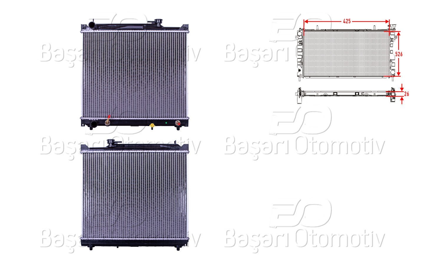 Suzuki Vitara 2.0 1998-2006 Su Radyatörü