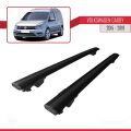 Volkswagen Caddy 3 (SA) 2015-2019 Arası ile Uyumlu HOOK Model Ara Atkı Tavan Barı Siyah 2 Adet