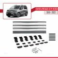 Toyota Proace City Verso 2019-2022 Arası ile Uyumlu BASIC Model Ara Atkı Tavan Barı Gri 3 Adet