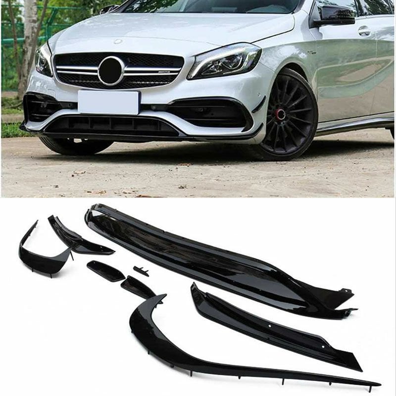 Mercedes W176 2016-2018 A Serisi A45 Uyumlu Ön Tampon Aero Kit