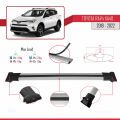 Toyota RAV4 IV (XA40) Post-Facelift 2016-2018 Arası ile Uyumlu FLY Model Ara Atkı Tavan Barı Gri 2 Adet