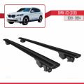 BMW iX3 G08 2021-2024 Arası ile Uyumlu HOOK Model Ara Atkı Tavan Barı Siyah 2 Adet