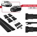 Toyota Proace 2017 ve Sonrası ile Uyumlu FLY Model Ara Atkı Tavan Barı Siyah 2 Adet