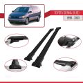 Toyota Sienna (XL10) 1998-2003 Arası ile Uyumlu FLY Model Ara Atkı Tavan Barı Siyah 2 Adet