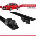 Audi A3 Sportback 2015-2020 Arası ile Uyumlu HOOK Model Ara Atkı Tavan Barı Siyah 2 Adet