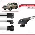 Toyota Land Cruiser (J100) 2003-2007 Arası ile Uyumlu ACE-1 Ara Atkı Tavan Barı Gri 3 Adet