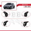BYD Atto 3 2022 ve Sonrası ile Uyumlu ACE-2 Ara Atkı Tavan Barı Siyah 2 Adet