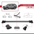Holden Frontera 1992-1998 Arası ile Uyumlu FLY Model Ara Atkı Tavan Barı Gri 2 Adet