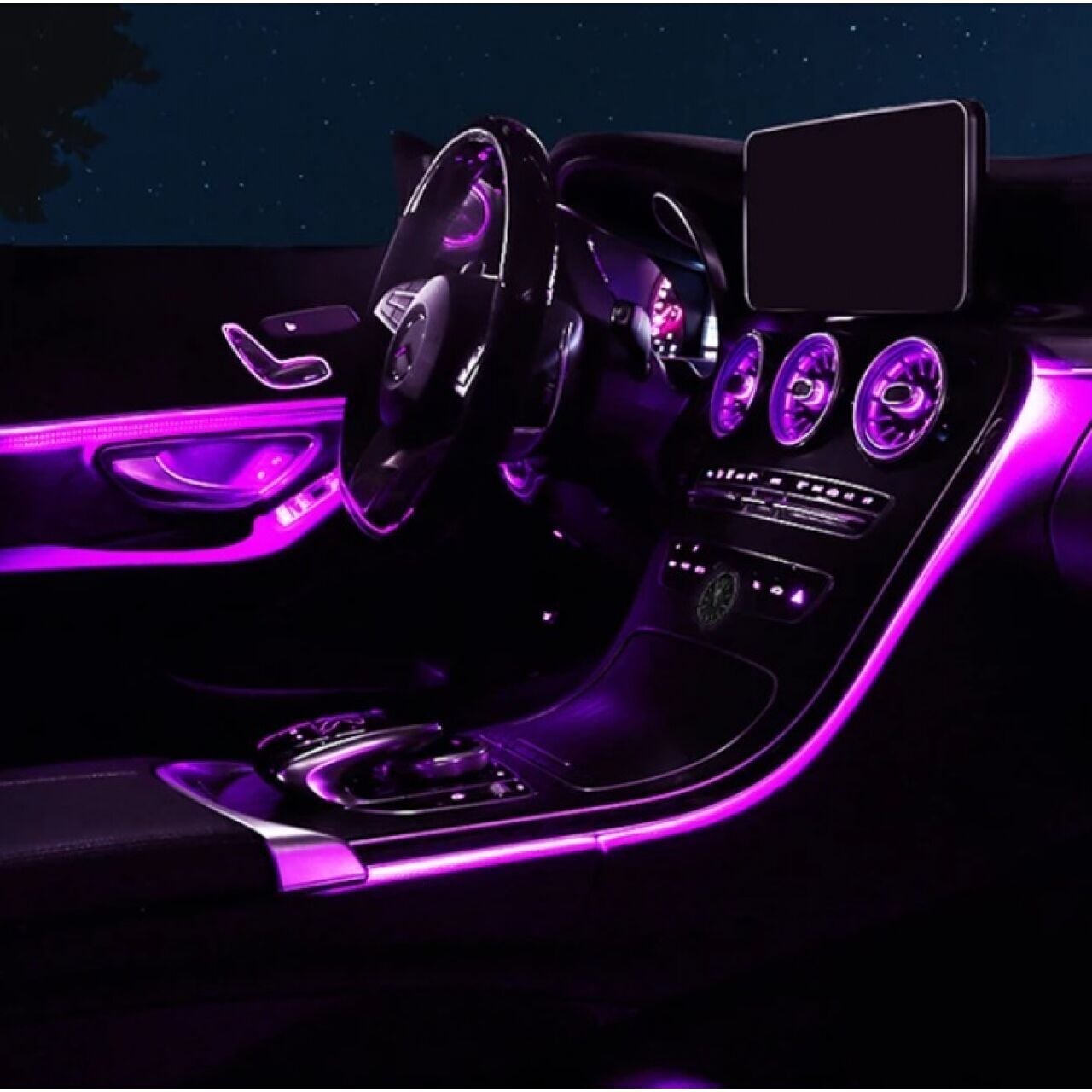 Mercedes A W177 Uyumlu  İç Ambiyans Aydınlatma (Orijinal Trimler ile Birlikte)