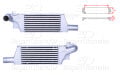Opel Corsa C 2002 Sonrası Turbo Radyatörü (Intercooler) 551x137x50