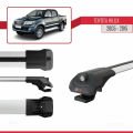 Toyota Hilux 7 (AN30) 2005-2015 Arası ile Uyumlu ACE-1 Ara Atkı Tavan Barı Gri 3 Adet