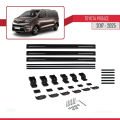 Toyota Proace 2017 ve Sonrası ile Uyumlu BASIC Model Ara Atkı Tavan Barı Siyah 3 Adet