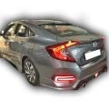 Honda Civic Fc5 Uyumlu Yedek Parça 2016 - 2021 Mugen Arka Ek Plastik Boyasız