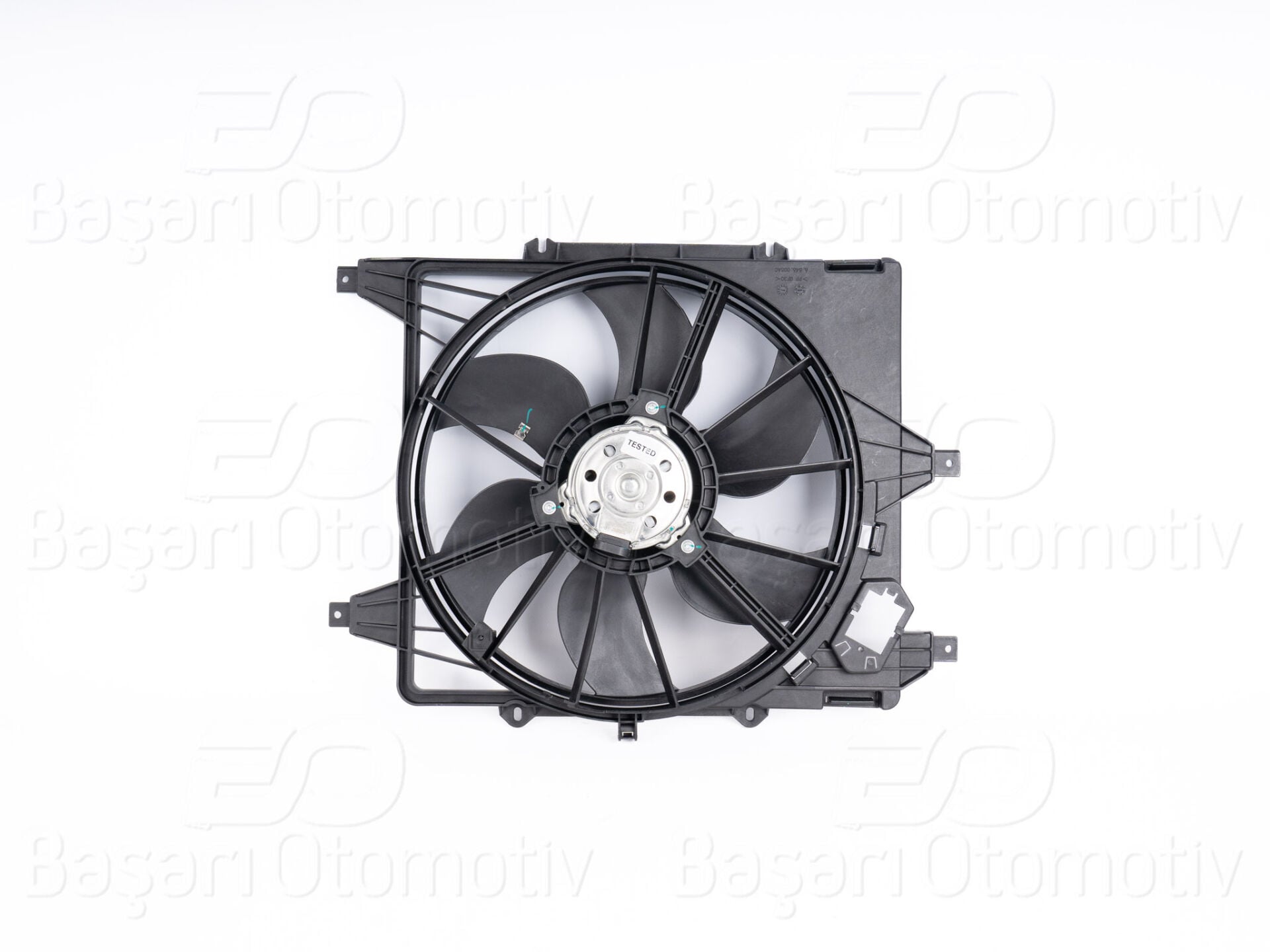 Renault Clio II 1998 Sonrası Fan Motoru Davlumbazlı (370mm+66W+2Fis+6Kanat)