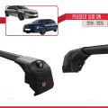 Peugeot 508 SW 2019-2025 Arası ile Uyumlu ACE-2 Ara Atkı Tavan Barı Siyah 2 Adet