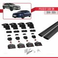 Peugeot 508 SW 2019-2025 Arası ile Uyumlu ACE-2 Ara Atkı Tavan Barı Siyah 2 Adet