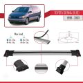 Toyota Sienna (XL10) 1998-2003 Arası ile Uyumlu FLY Model Ara Atkı Tavan Barı Gri 2 Adet